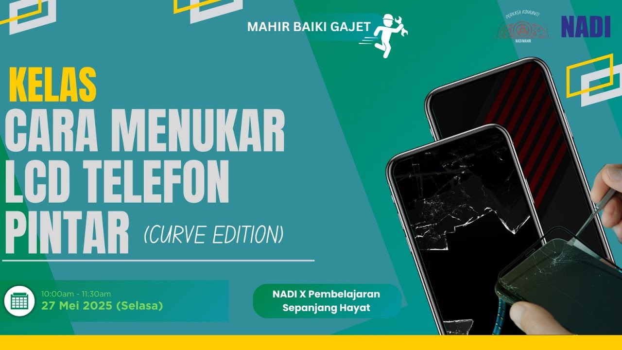 CARA MENUKAR LCD TELEFON PINTAR. - YouTube